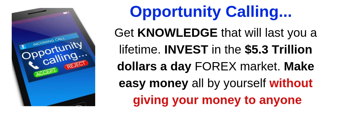 Get KNOWLEDGE and INVEST in FOREX without giving your money to anyone